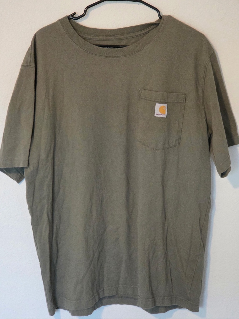 Carhartt Olive Green Short-Sleeve Pocket Tee